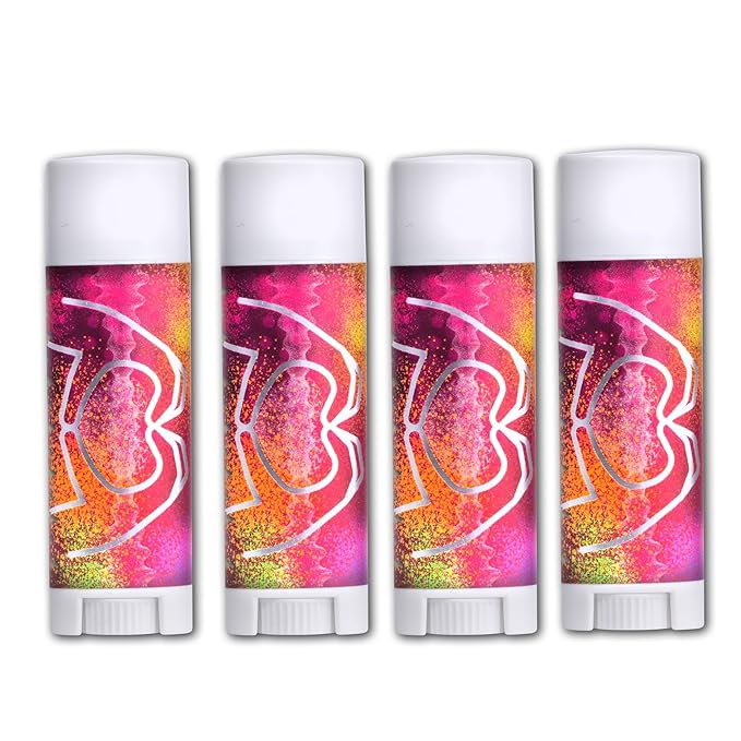 Joshua Tree Organic Lip Balm: 25 Flavor Varieties Made with Beeswax (4-pack, Electric Love)