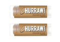 Hurraw! Chocolate Lip Balm, 2 Pack: Organic, Certified Vegan, Cruelty and Gluten Free. Non-GMO, 100% Natural Ingredients. Bee, Shea, Soy and Palm Free. Made in USA