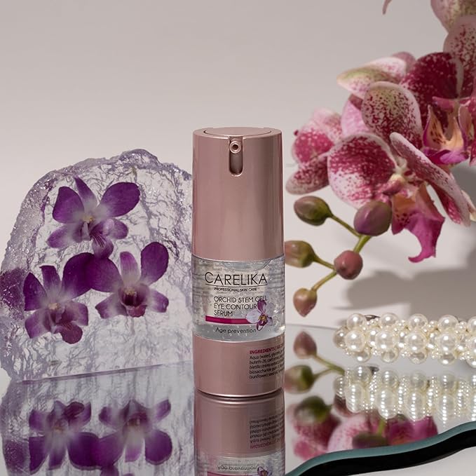 Orchid Stem Cell Eye Serum – Anti-Aging Formula with Vitamin A & Orchid Extract – Reduces Dark Circles, Puffiness & Fine Lines – Firming Under Eye Treatment – 15ml
