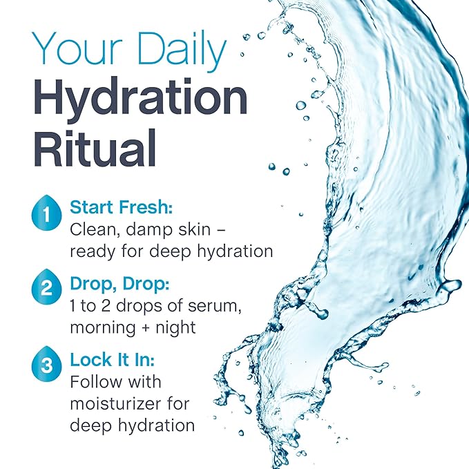 NeoCell Hyaluronic Acid Hydration Serum | 2 fl oz | Hydrating Formula for Face | Advanced Skin Care