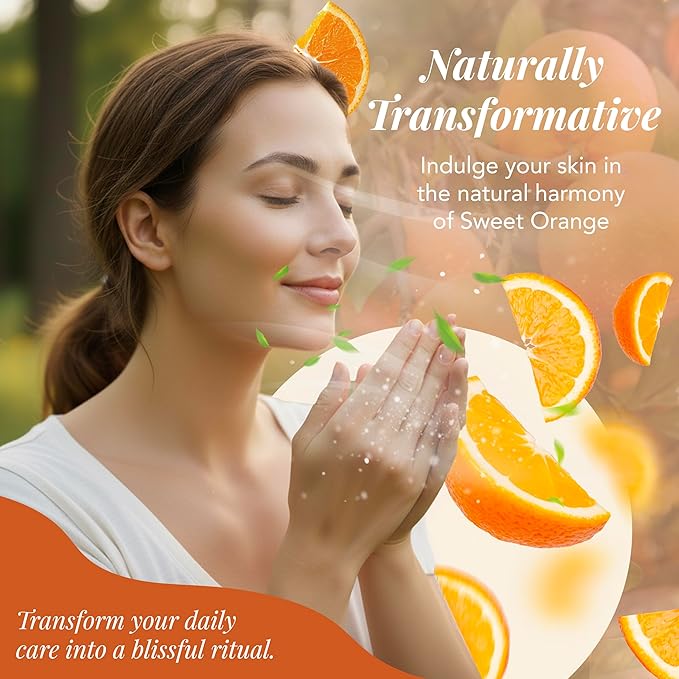 Saavy Naturals Deeply Hydrating Body Cream for Dry Skin – Nourishing Shea Butter, Plant-Based & Sustainably Sourced – Sweet Orange – 8.5 fl oz, 2 pack