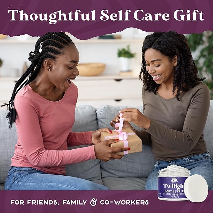 PURPLE CANYON SolButter 2 oz Twilight Night Cream | Hops and Valerian Root Body Butter | Vanilla Sandalwood Body Cream for Self Care