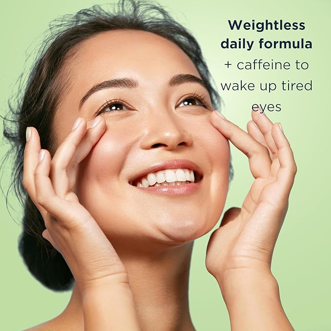 MATKAS Korean Vitamin C Under Eye Cream for Dark Circles and Puffiness 0.5 Fl. Oz. - Brightening Under Eye Cream with Caffeine for Puffy Eyes, Korean Under Eyes Brightener Moisturizer, Caffeine Serum