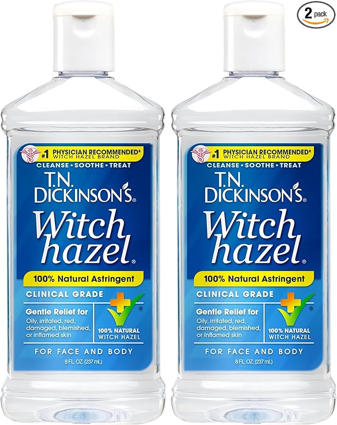 Dickinson's Witch Hazel Astringent | 8 Ounce | Pack of 2