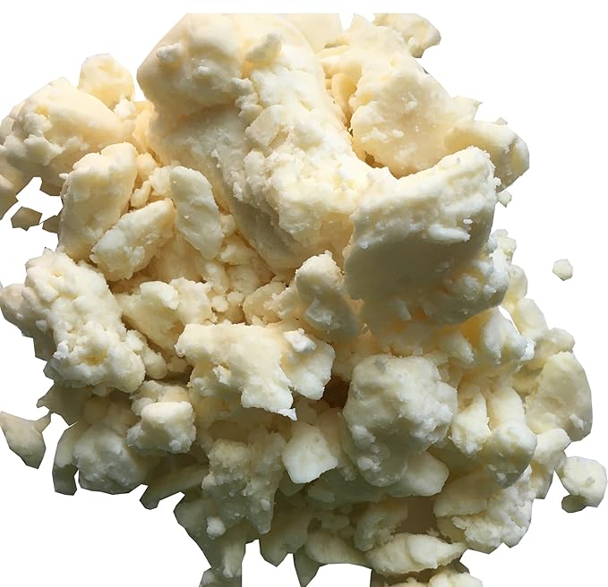 Organic Unrefined Shea Butter 1 LB Unrefined, African,100% Pure, Non-GMO, Fresh and Creamy | Use for Body/Hair moisturizing butters, Lip balms, soap base, salves and deodorants