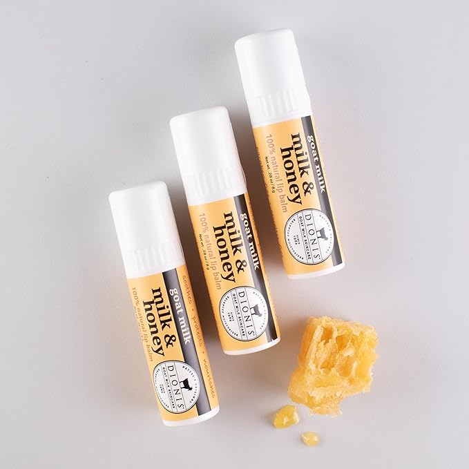Dionis Goat Milk Lip Balm Milk & Honey 0.28oz (Pack of 6)