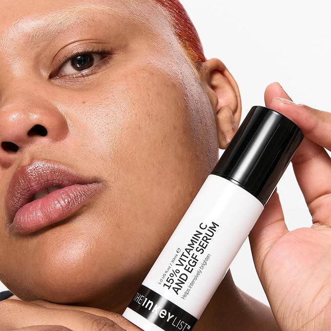 The INKEY List 15% Vitamin C and EGF Serum 1 Fl Oz, Reduces Hyperpigmentation, Rejuvenating Skin Care, Vegan Friendly, Suitable For All Skin Types