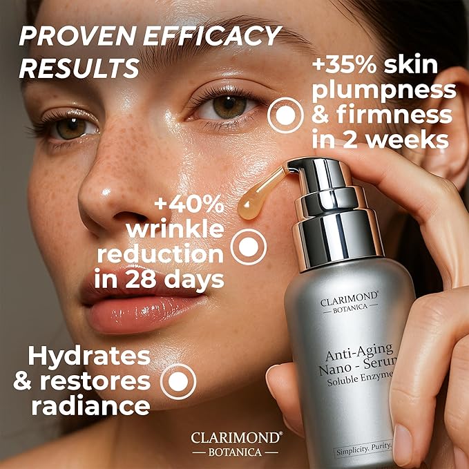 Collagen & Peptide Boosting Anti Aging Face Serum w/Vitamin C & E with Pro-Xylane - Brightening, Hydration, Wrinkle Reduction, Firming, & Plumping - Fast Absorbing Facial Skin Care for Women & Men