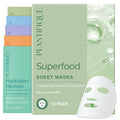 PLANTIFIQUE Korean Sheet Mask 10 Pack Variety Set - Hydrating Face Masks with Hyaluronic Acid - Soothing, Firming, Even Toning - Mascarillas Faciales