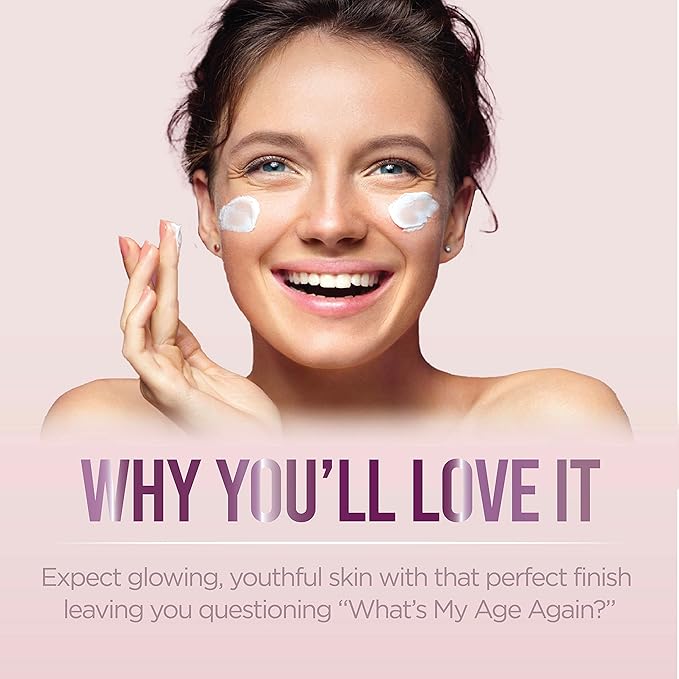 What’s My Age Again? SuperActive Facial Moisturizer | Daily Hydrating Face Moisturizer with Hyaluronic Acid, Niacinamide, Glycerin, Peptides, Vitamins B5, C & E | Clean, Vegan, Sustainable & Cruelty-Free | EWG Verified | Fragrance Free | All Skin Types...
