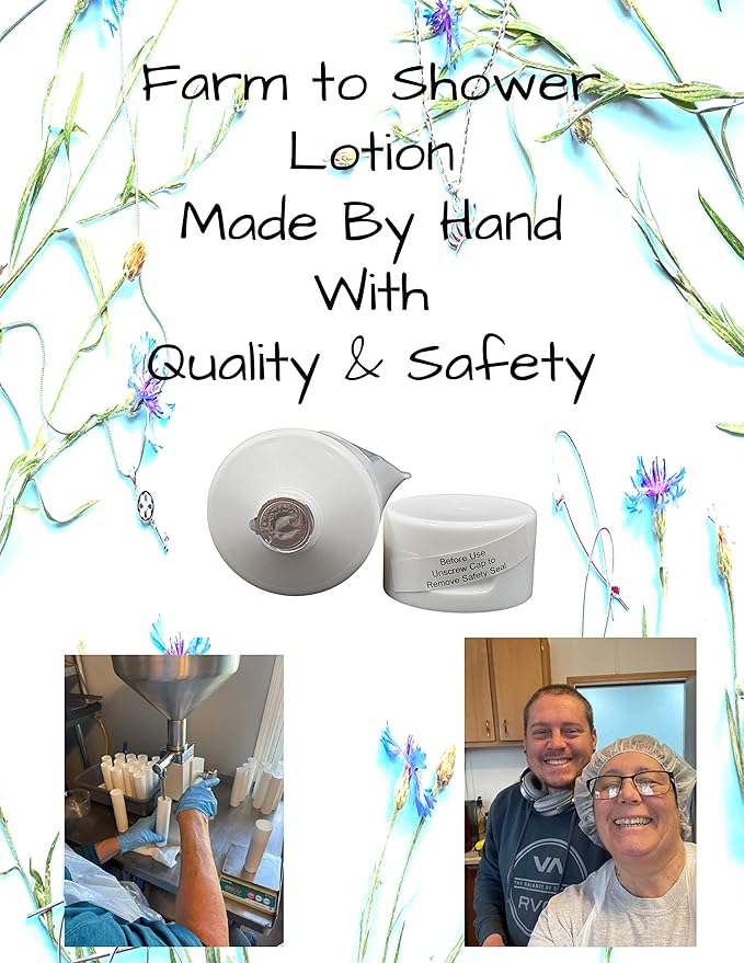 Lu Lu's Suds Handmade All Natural Goat Milk Moisturizing Body Lotion (8oz, Fragrance Free)