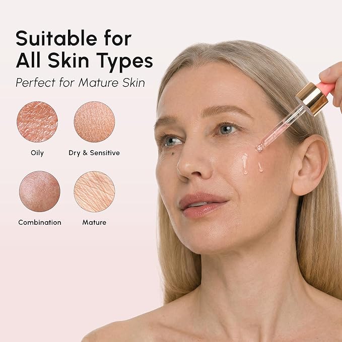MAREE PDRN Serum – Peptides Serum for Face Anti-Aging – Salmon DNA Face Serum with Retinol, Niacinamide & Collagen – Hydrating Facial Serums for Women – Glass Skin Glow Wrinkle Care Moisturizer