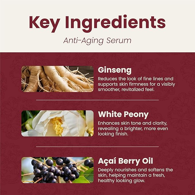 Anti Aging Facial Serum — Plant-Based Retinol & Peptide Alternative, Brightening Anti-Wrinkle Oil for Women, Lightweight Hydrating Facial Oil with Açai, Passionfruit, and Pomegranate - 0.50oz