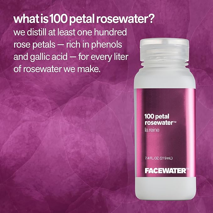 Facewater 100 Petal Rosewater La Reine Toner