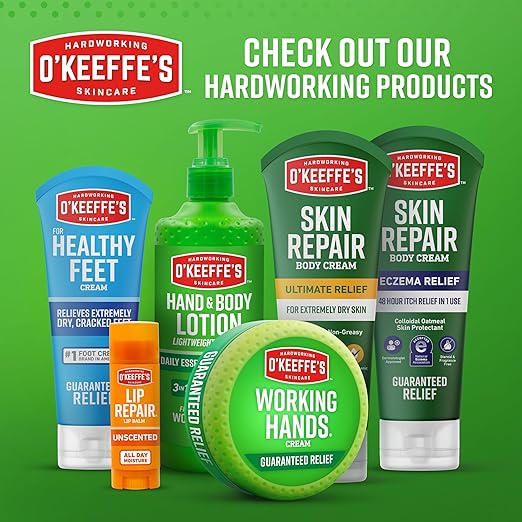 O’Keeffe’s Skin Repair Ultimate Relief Body Cream, 7oz Tube (Pack of 1) – for the Most Severe Dry Skin
