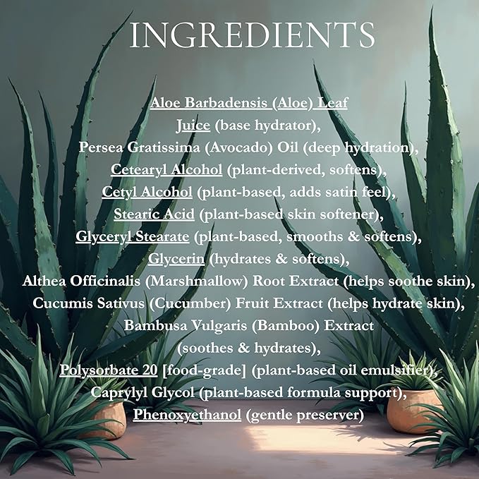 Rustic Strength Nourish Botanicals aloe Vera Body Lotion, Unscented (2 oz)