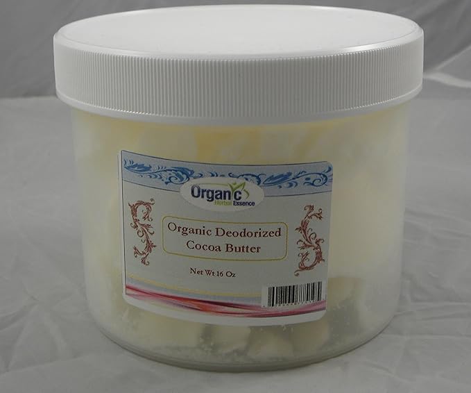 SAAQIN Organic Deodorized Cocoa Butter Mild Cocoa Scent - 1 Lb