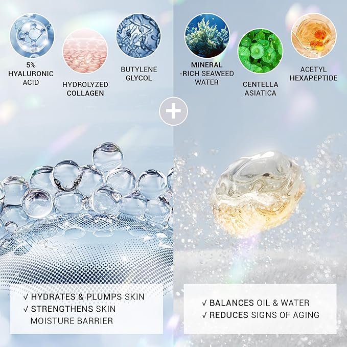 Ultra Hydrating Set: 5% Hyaluronic Acid + Emergency Repair Oil Suspension Serum for Sensitive, Dry & Damaged Skin | Instant Lift & Firming, Soothing for Face 90ml (Hyaluronic+Oil Serum 2pcs)