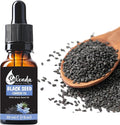 Black Seed Oil by Salenda - 100% Pure Natural Cold Pressed, High Thymoquinone, Supports Immune, Skin Conditions, Nigella Sativa Black Cumin Seed Oil - 1 Fl Oz (30 ml)