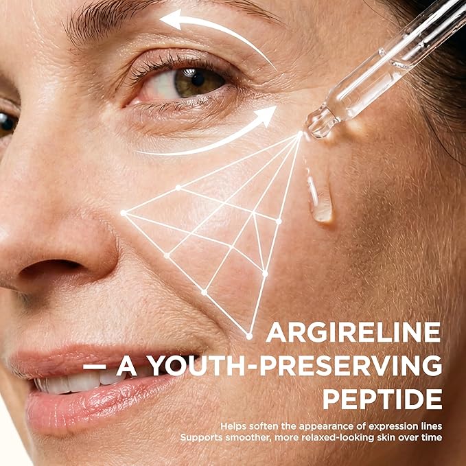 Advanced Peptide Firming Serum: Olivita Liquid Solution Serum with Matrixyl 3000, Matrixyl Synthe-6 & Argireline, Collagen Peptides for Wrinkles, Sagging & Loss of Firmness
