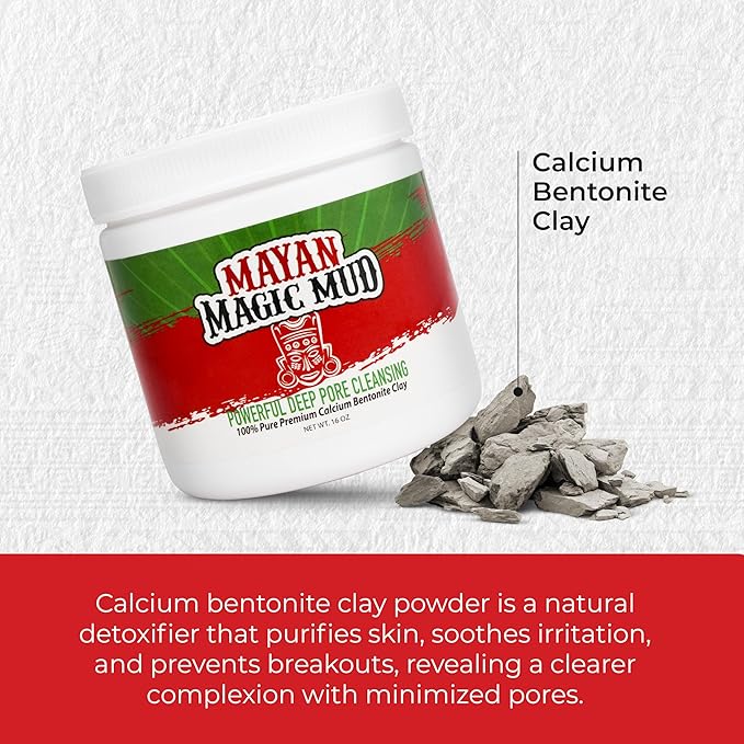 Mayan Magic Mud Powerful Deep Pore Cleansing Clay 8.0oz Strawberry Margarita