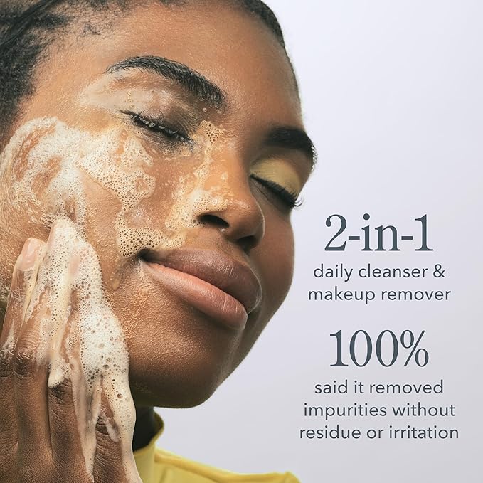 Beekman 1802 Micellar Milk Froth Face Wash – Hydrating Gel to Foam Facial Cleanser & Makeup Remover with Goat Milk & Golden Sea Moss, Gentle Foaming Face Wash for Sensitive Skin – Travel Size