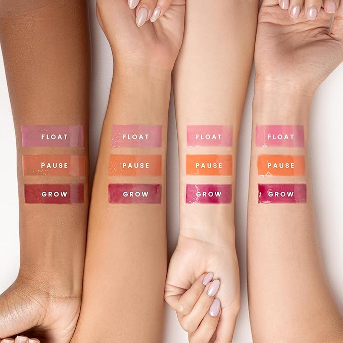 Karuna Skin - Tinted Lip Oil, Soothing & Moisturizing Lip Products with Peptides, Antioxidants, Hydrating Flattering Vegan Lip Tint, Float, 4.8 mL/0.19 fl. oz