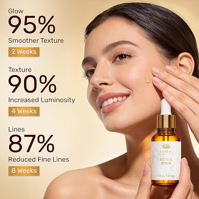 Retinol Serum For Face,Bakuchiol Retinol Rejuvenation Advanced Anti-aging Face Serum With Bakuchiol, Niacinamide, Vitamin C, Gentle, Fast-absorbing Formula For Smoother,Brighter & Hydrated Skin
