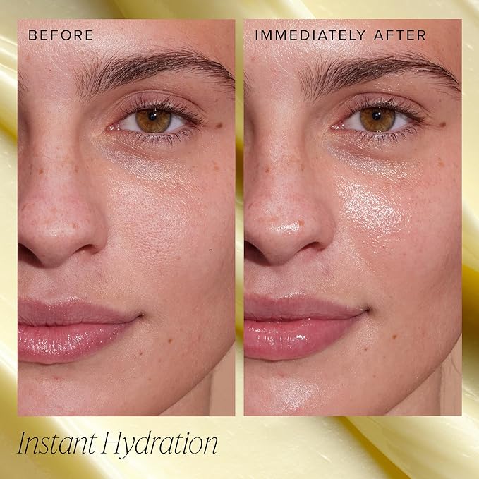 Farmacy Ceramide Face Moisturizer - Honey Halo Ultra Hydrating Facial Moisturizer with Buckwheat Honey + Ceramides - Helps Restore Barrier + Replenish Dryness - Plumping Skin Care for Dry Skin (100ml)