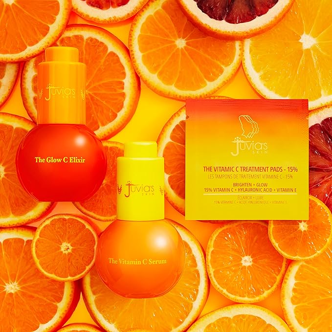 Juvia's Place The Glow C Elixir - 20% Vitamin C Serum for Women w/Alpha Arbutin - Clarifying & Glowing Vitamin C Face Serum for Beautiful, Clear, Radiant Skin - Ideal for Skincare Routine - 1 Fl Oz