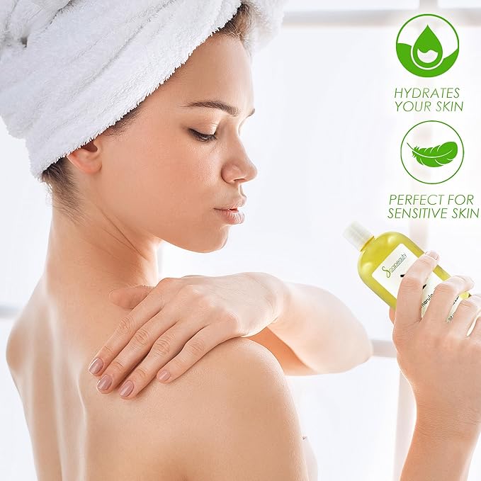 Soapeauty Marula Oil 100% Pure & Natural, Cold Pressed, Rich in Vitamin E & Omega Fatty Acids | Best for Skin, Hair, Face, Nails, and Soap Making | 16 fl oz