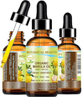 Botanical Beauty Organic MARULA OIL WILD GROWTH 100% Pure Natural Virgin, Unrefined Cold-Pressed Moisturizer for FACE, DRY SKIN, BODY, DAMAGED HAIR, NAILS, Anti-Aging (0.5 Fl Oz)