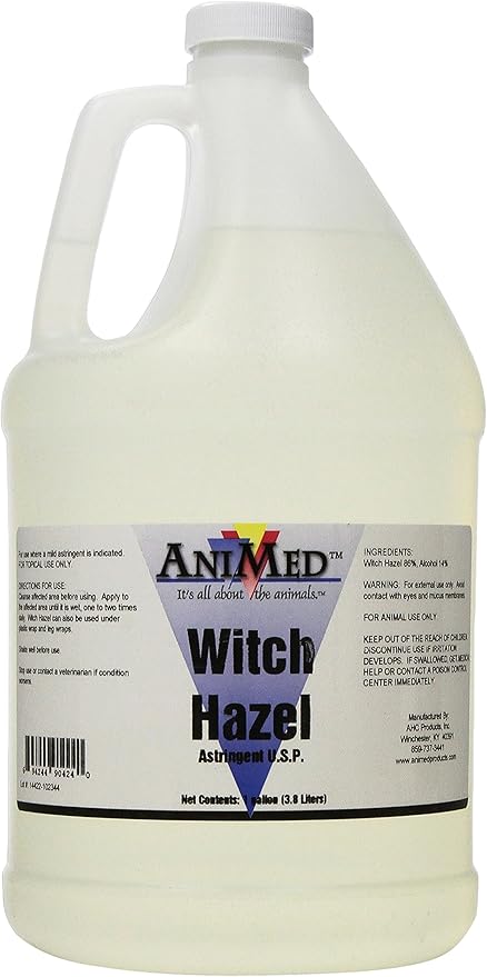 AniMed Witch Hazel 86-Percent Multi-Species Pet Supplement, 1 Gallon