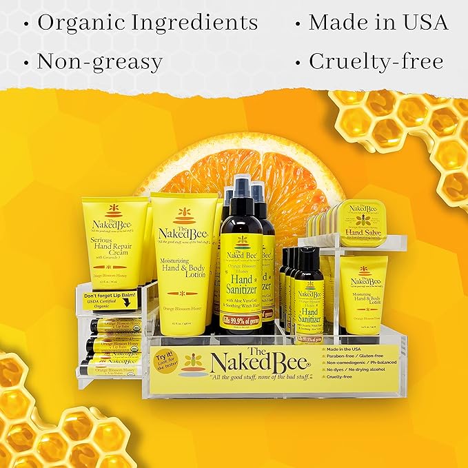The Naked Bee Nourishing Body Lotion for All Skin Types (6.7 Fl oz) - Moisture Replenishing Lotion for Dry Skin with Pomegrante & Honey