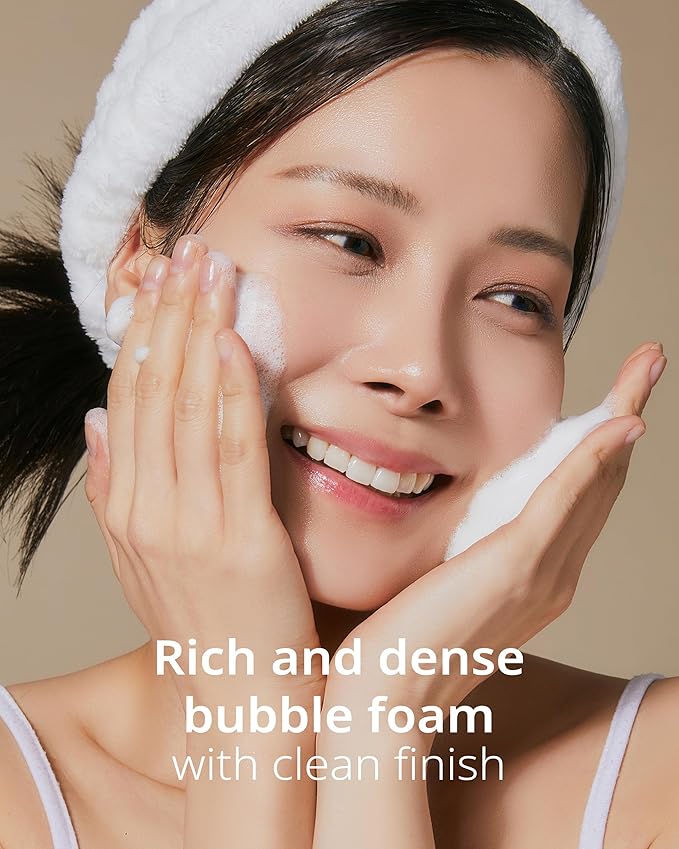 Deep Moisture Cleansing Foam - Hydrating Antioxidant Face Wash with Avocado Peptides - Creamy Dense Bubble Form - Skin Irritation Free - Fresh Herb Citrus Scent, 4.05 fl.oz.