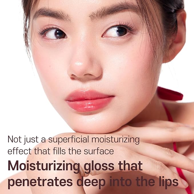 Korean Mini Lip Balm Hydrating Glow Lip Mask (Berry) 10g, 12hrs Long-lasting Overnight Moisture Butter for Women