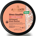 Ashanti Naturals Scented Whipped Shea Butter for Skin | African Body Butter for Women w/Coconut, Almond Oil (Juicy Peach Souffle, 8 oz)