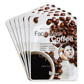 Saplaya Face Masks 6 Pack Scented Facemask Sheets Skin Care Mask Single Scent K-Beauty Natural Formula