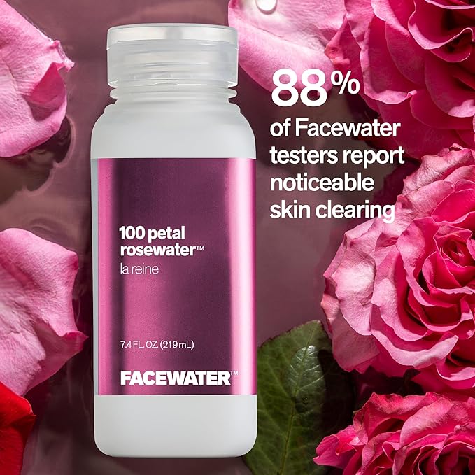 Facewater 100 Petal Rosewater La Reine Toner