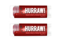Hurraw! Black Cherry Tinted Lip Balm, 2 Pack: (Sheer Red Tint) Organic, Certified Vegan, Cruelty and Gluten Free. Non-GMO, 100% Natural Ingredients. Bee, Shea, Soy and Palm Free. Made in USA