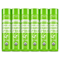 Dr. Bronner’s Organic Lip Balm 6-Pack (.15oz) Natural, Moisturizinging, Petroleum-Free Lip Balm with Beeswax & Avocado Oil for Dry Lips, Men & Women - Lemon Lime