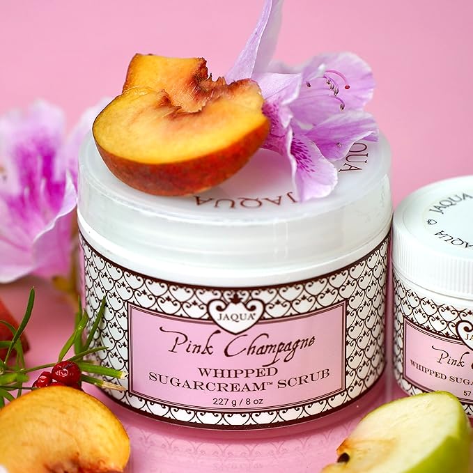 JAQUA Beauty Pink Champagne Handmade Whipped Organic Sugarcream Scrub