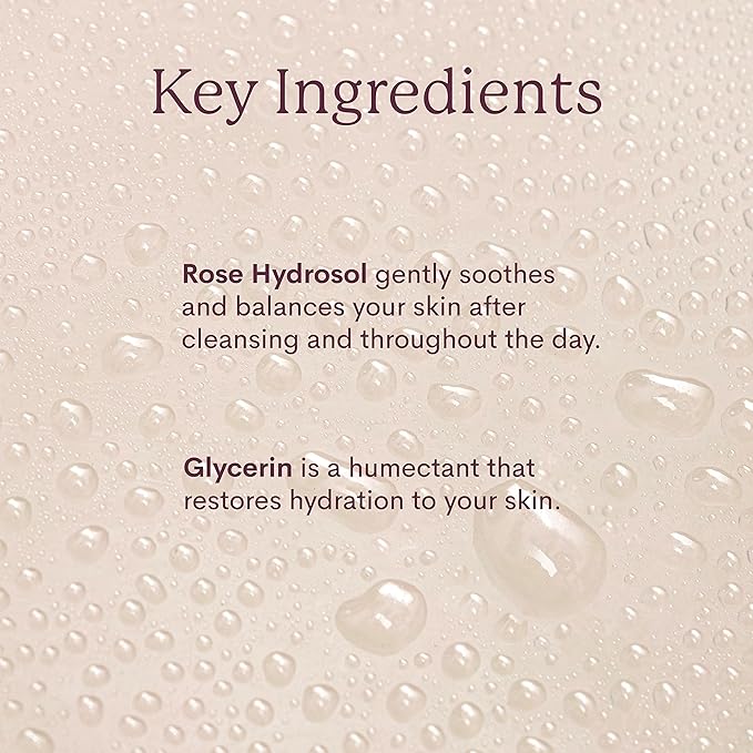 Rosewater Toner | 100% Vegan & Cruelty Free | Hydrating Rose Water Spray Mist | Alcohol Free | Refreshing Facial Toner for All Skin Types | Rose and Shine by Fleur & Bee - 3.4 fl oz