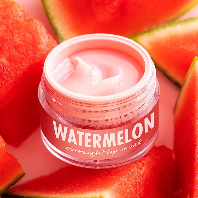 ColourPop Lip Mask - Leave-On Lip Moisturizer & Overnight Mask - Replenishes Dry Lips with Shea Butter, Squalane & Vitamin E - Watermelon (0.5 oz)