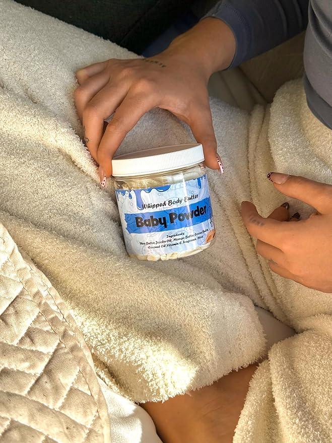 Jersey Botanical - Coconut Cloud Whipped Body Butter 8oz. With Shea Butter Mango Butter Cocoa Butter Creamy Natural Smooth Long-lasting Intense Moisturizer