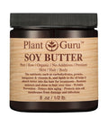 Soy Body Butter 8 oz. 100% Pure Raw Fresh Natural Cold Pressed. Skin Body and Hair Moisturizer, DIY Creams, Balms, Lotions, Soaps.
