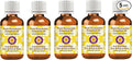 Deve Herbes Pure Rosewood Essential Oil (Dalbergia Sissoo) Steam Distilled (Pack of Five) 100ml X 5 (16.9 oz)