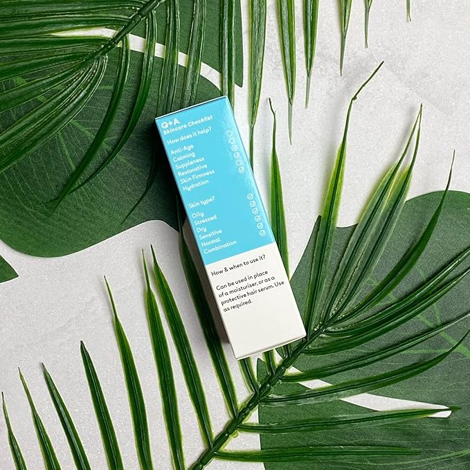 Q+A Squalane Facial Oil (30ml), Natural Hydrating Oil for Soft, Supple Skin, Vegan Formula Derived from Olive Oil, Fragrance Free Skincare, Delivers Deep Hydration for Silky Skin
