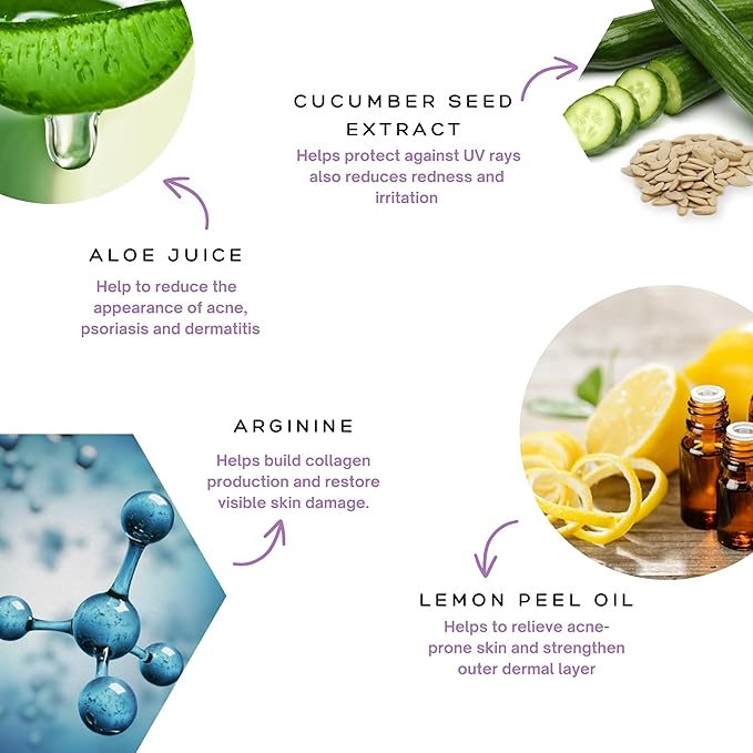 Spa Sciences - Soothing Tonic - Made in the USA - with Aloe Juice, Cucumber Extract, Hyaluronic Acid - Hydrate, Rebalance, Condition - Vegan - for All Skin Types - 6.67oz