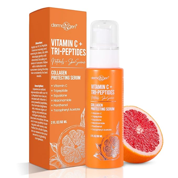 Vitamin C + Tri-Peptide Bright Idea Serum – Skin Brightening + Barrier Boost Complex for Radiant, Firm Skin – Anti-Aging Face Serum Boosts Collagen & Elasticity - 2 fl oz